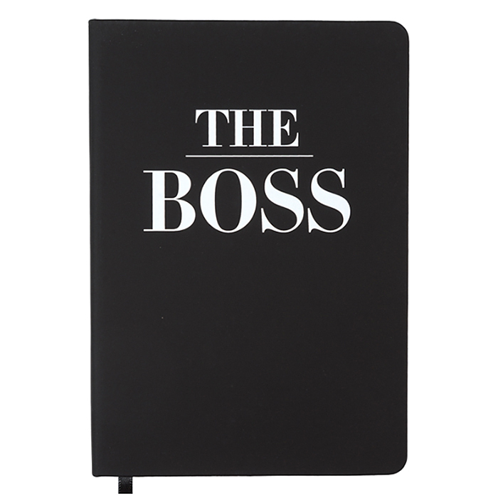Записная книжка 160л. клетка "The BOSS" A5 (140 ммx205 мм) 