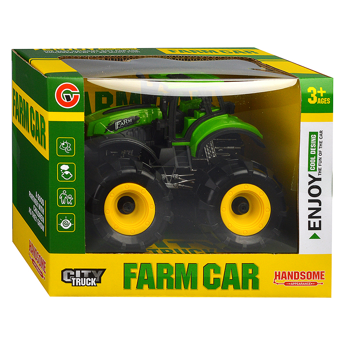 Трактор 9878 "Farm car-4" в коробке