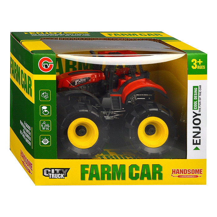 Трактор 9878 "Farm car-4" в коробке