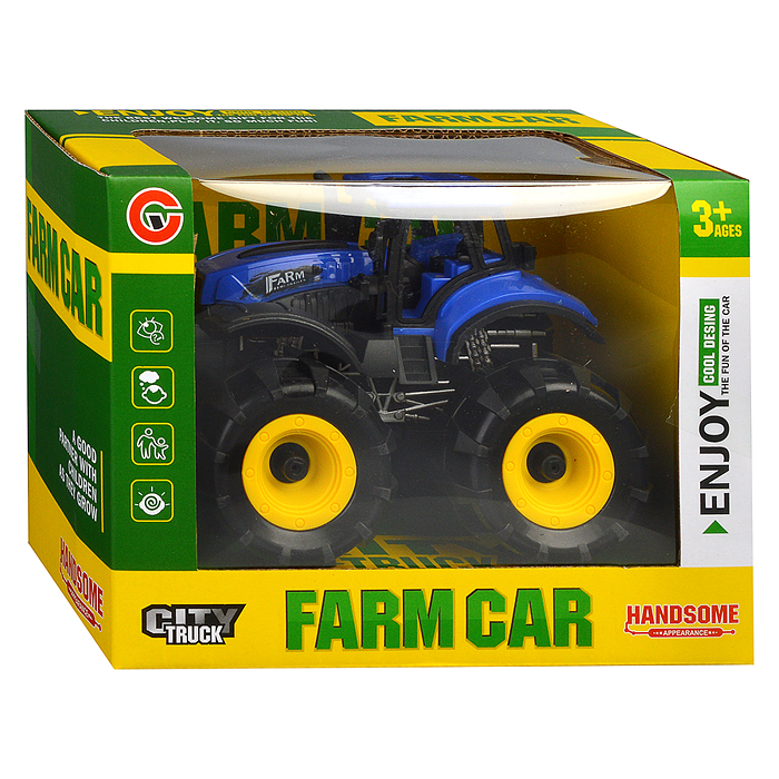 Трактор 9878 "Farm car-4" в коробке