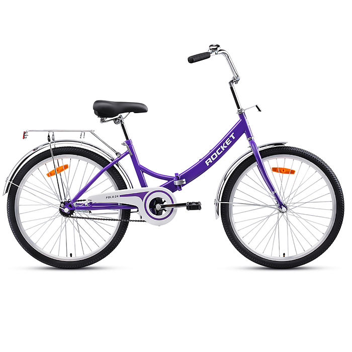 Велосипед 24" Rocket City Fold 24, цвет фиолетовый, размер 16" Велосипед 24" Rocket City Fold 24, цвет фиолетовый, размер 16"