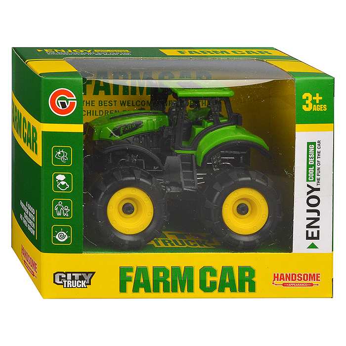 Трактор 9870 "Farm car-3" в коробке