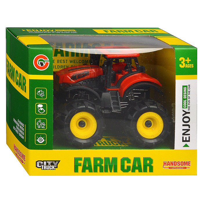 Трактор 9870 "Farm car-3" в коробке