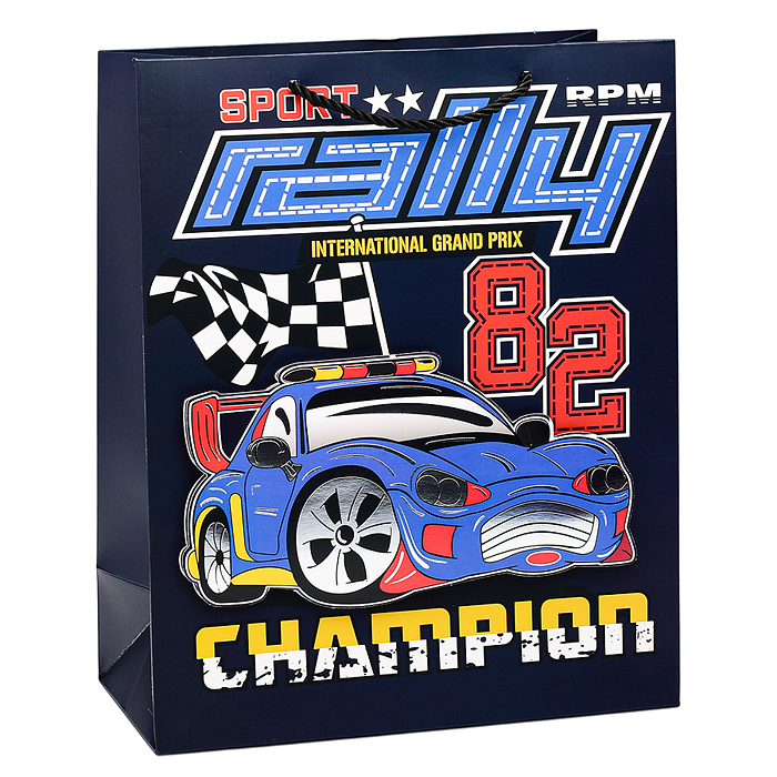 Пакет подарочный 00-6367 "Champion" 26х32х12 см