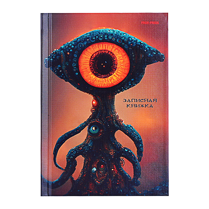 Записная книжка А6 160л. "Инопланетное существо"