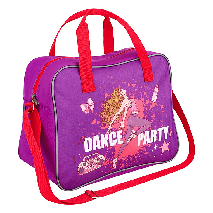 Сумка для спорта "DANCE PARTY" фиолетовый 38x29x20 см