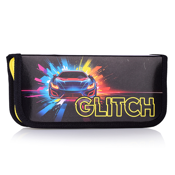 Пенал односекционный средний "GLITCH" 2025
