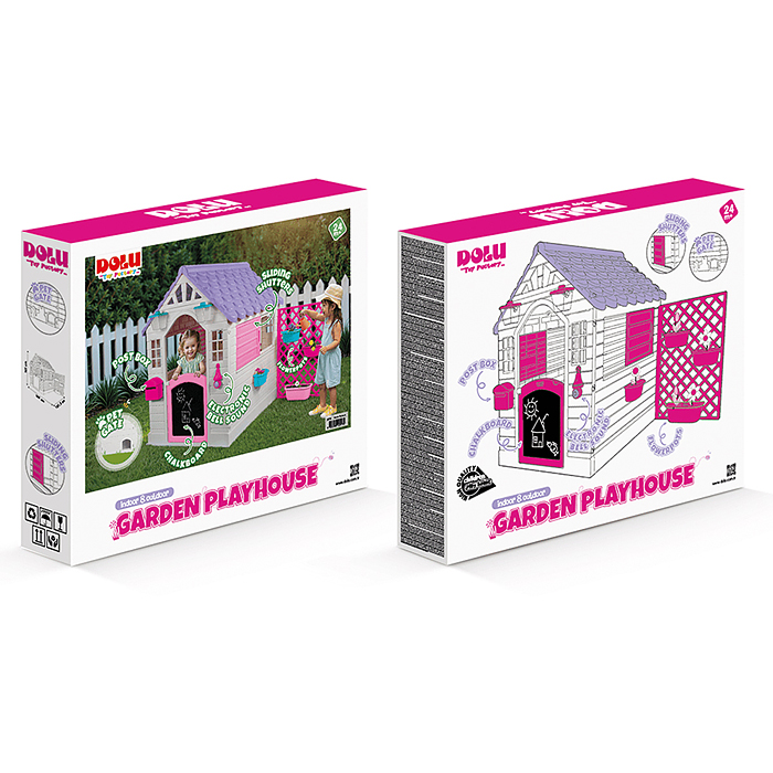Домик игровой Garden Play house, розовый