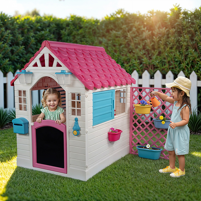 Домик игровой Garden Play house, розовый