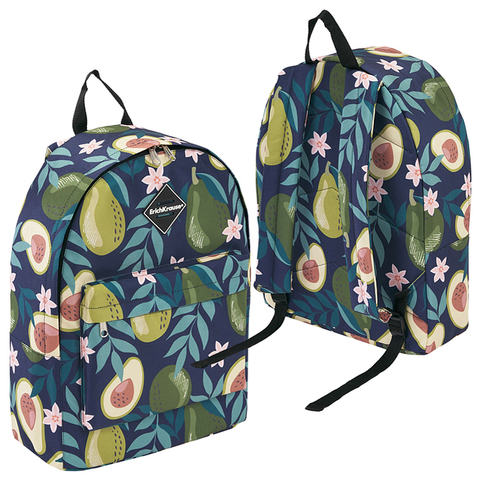 Рюкзак "EasyLine" 17L Avocado Dusk 1 отделение + 1 наружный карман, вес 411 гр 