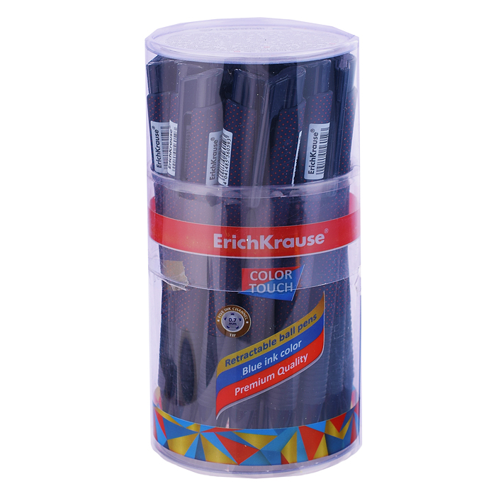 Ручка шариковая автоматическая ColorTouch® Dots in Blue, цвет чернил синий