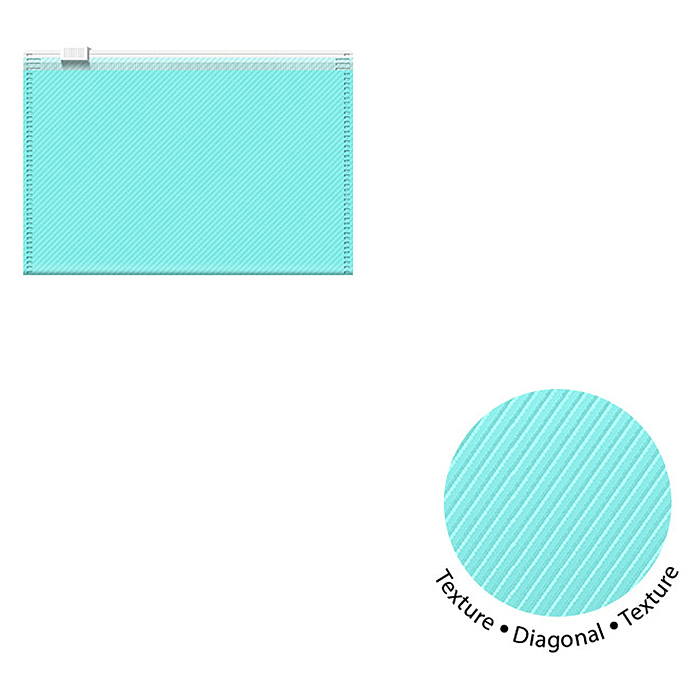 Zip-пакет пластиковый Diagonal Pastel, 190х70мм, непрозрачный, ассорти (в пакете по 12 шт.)