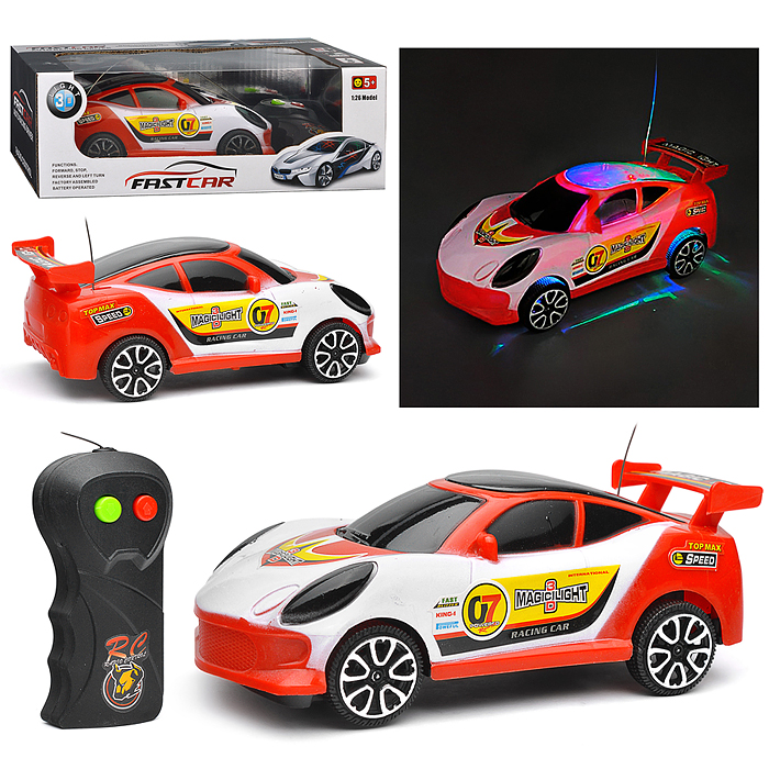 Машина 2308-3D "Fast car" р/у, 27 MHz, в коробке