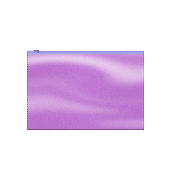 Zip-пакет пластиковый Glossy Candy, B5, полупрозрачный, ассорти (в пакете по 12 шт.)