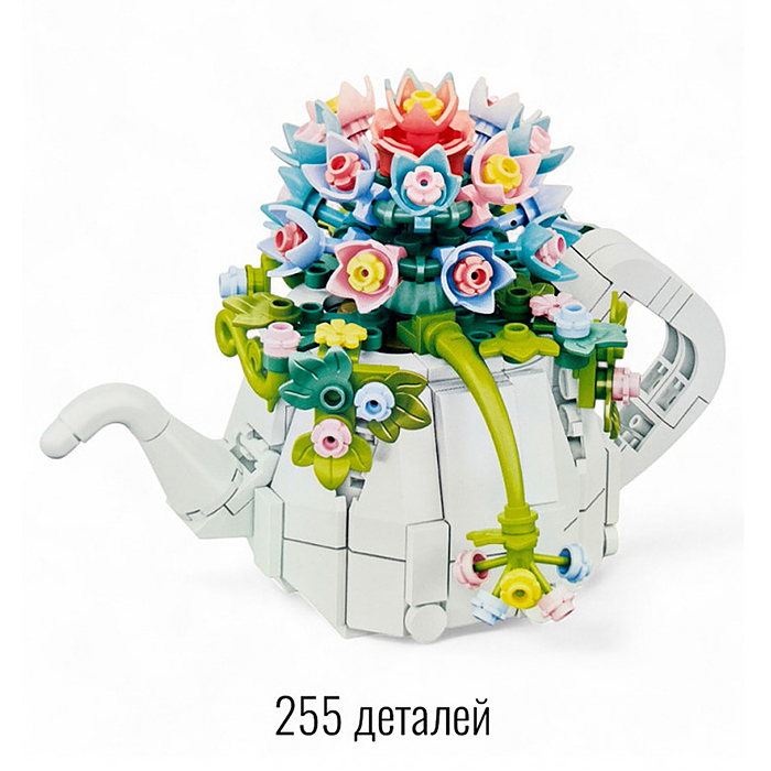 Конструктор 88065A "Горная роза в горшочке" 255 дет., в коробке