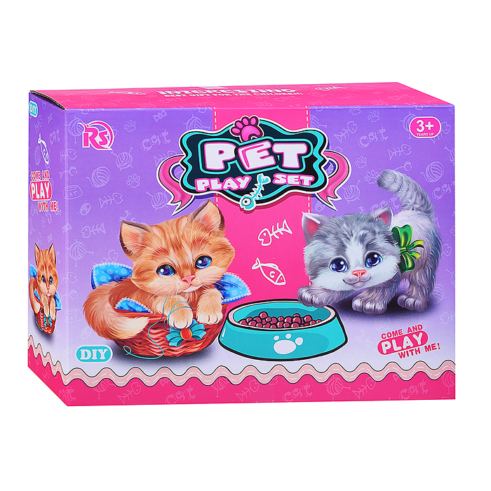 Игра питомец 8910-E18 "Кошечка Бусинка" в коробке