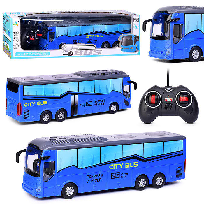 Автобус JC-069 в ассортименте, р/у, 27 MHz, в коробке