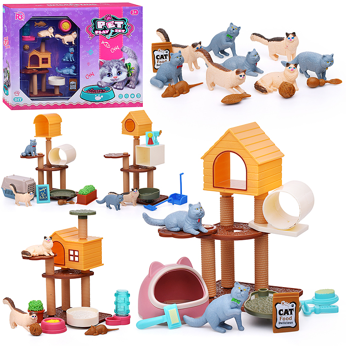 Игра питомец 8910-E19 "Кошечка Мурка" в коробке