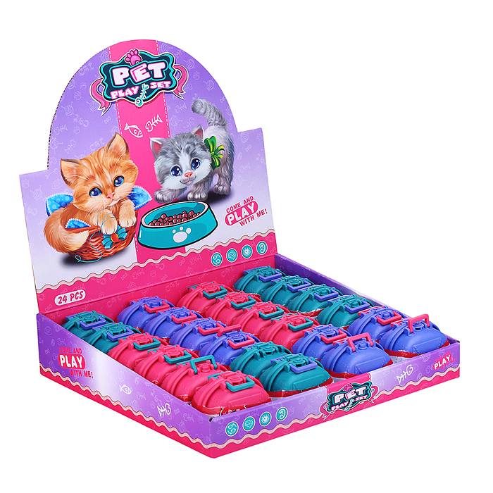 Игра питомец 8910-E21 "Кошечка Снежинка" в коробке