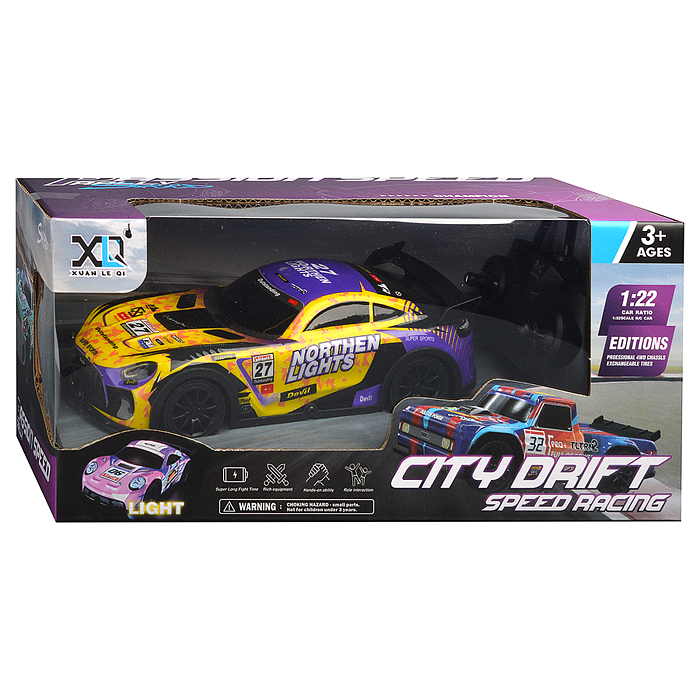 Машина 666-135P "Citi drift" р/у, 27 MHz, в коробке