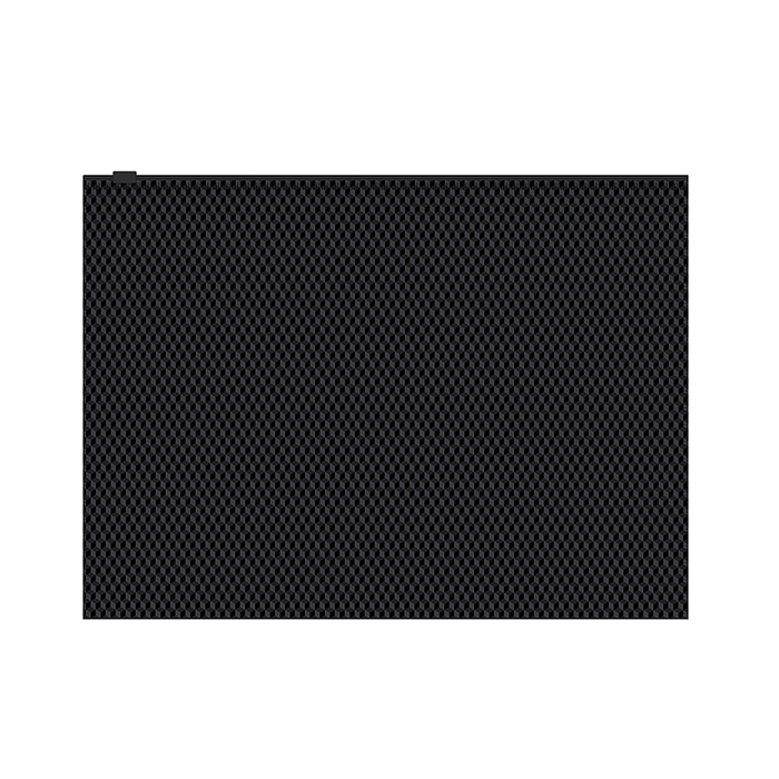 Zip-пакет пластиковый Diamond Total Black, A4, непрозрачный, черный (в пакете по 12 шт.)