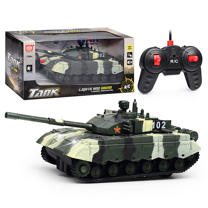 Танк AKX539-2 "Танковый бой" р/у, в коробке