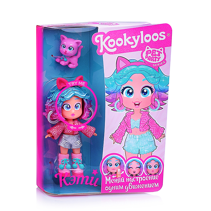 Игровой набор Pets Party. Кукла Katie и питомец 