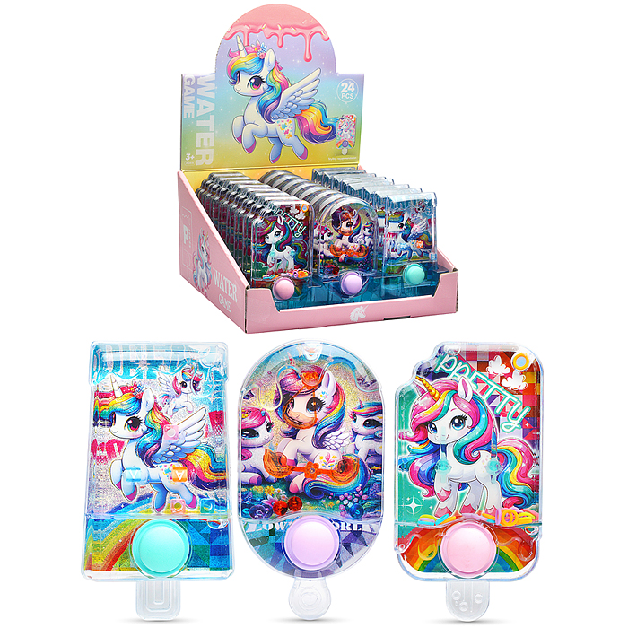 Водная игра 2586P-F24 "Радужный единорог" в коробке