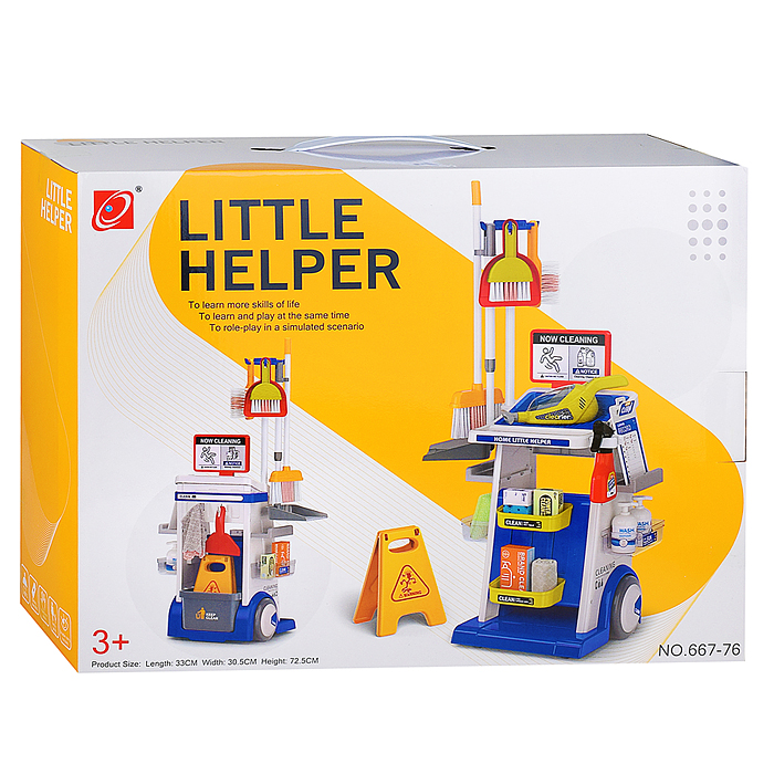 Игровой набор 667-76 "Веселая уборка" в коробке