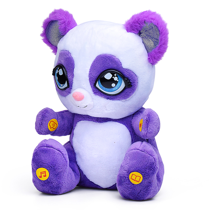 Игрушка мягкая интерактивная игрушка Панда "Сказочница" 25см.