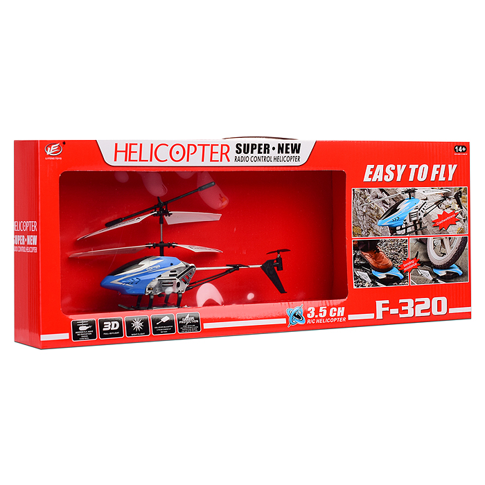 Вертолет F320 "Easy To Fly" р/у, 27MHz, в коробке