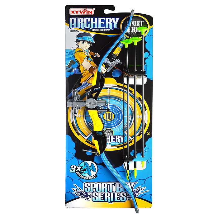 Лук 9804 "Archery" со стрелами, на листе
