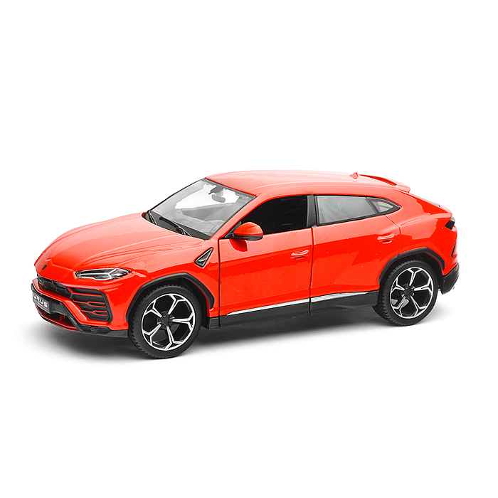 Машинка die-cast Lamborghini Urus, 1:25, красная, открывающиеся двери