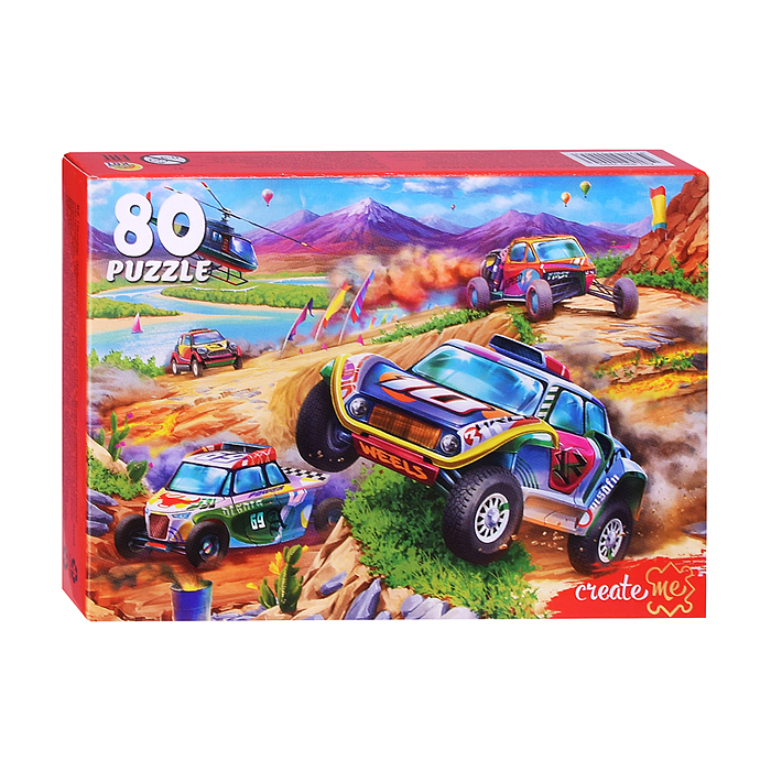 Пазлы 80 "Крутой вираж №17"