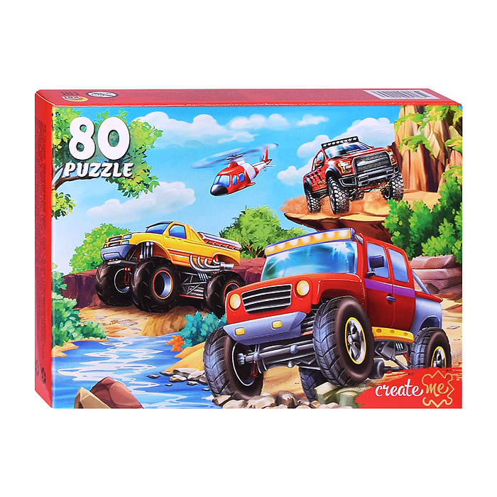 Пазлы 80 "Крутой вираж №17"