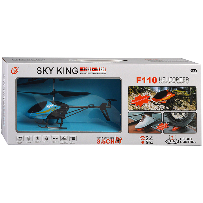 Вертолет F110 "Воздушные силы" р/у, 27 MHz, в коробк