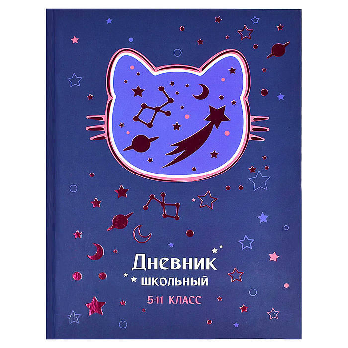 Дневник 5-11 кл. "Космо Кот" А5+, 48 л., 