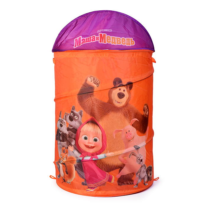 Корзина для игрушек "Маша и Медведь" 43*60см. Корзина для игрушек "Маша и Медведь" 43*60см.