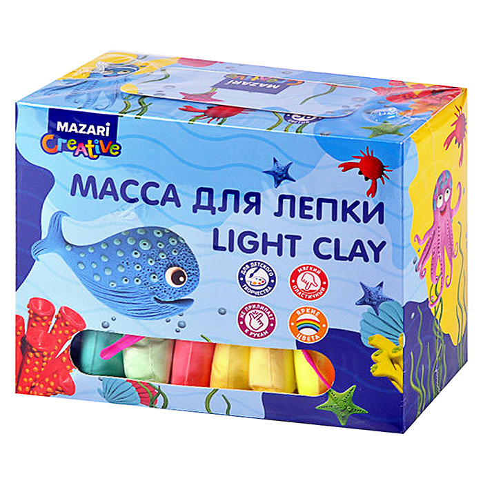 Mасса д/лепки, 36цв, стек 3шт.