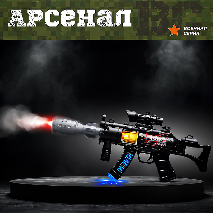Автомат BT0062-2 "Chaser" дым, свет, в пакете