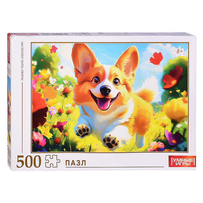 Пазлы 500 "Бегущий корги" Пазлы 500 "Бегущий корги"
