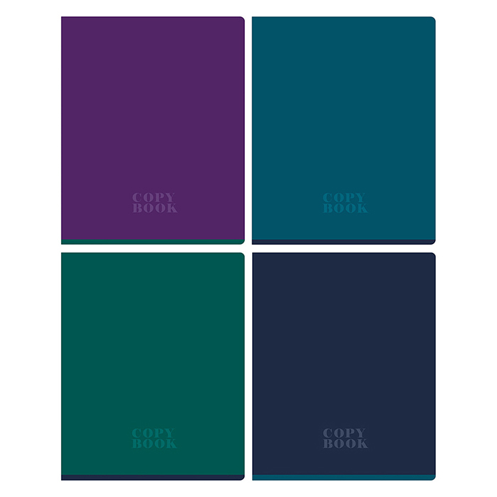 Тетрадь 48л., клетка "Monocolor. Dark" А5