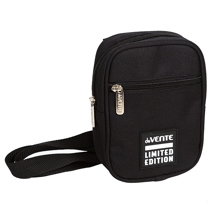 Сумка через плечо "Limited Edition. Uno Black" 13x18x5 см, матовый полиэстер с водоотталкив