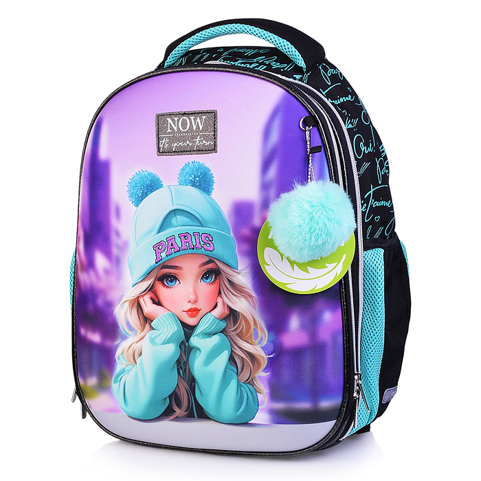 Рюкзак "Choice Lite. Paris Girl" школьный жесткий 38x29x17 см (17 л) вес 800 г, 1 отделение