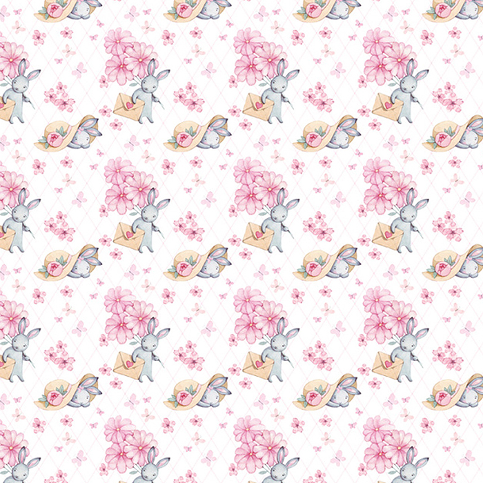 Упаковочная бумага глянц. 70*100см, "Tenderness", 80 г/м2, ассорти, 5 дизайнов 