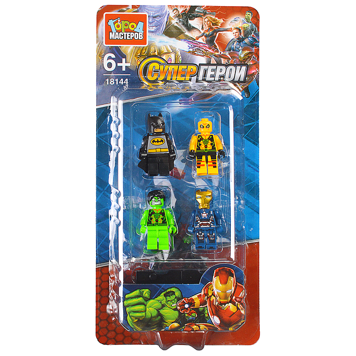 Конструктор фигурки "Супергерои" 4 шт.