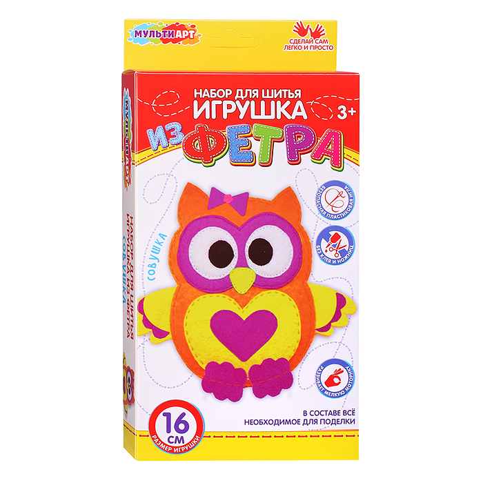Игрушка из фетра "Совушка" 