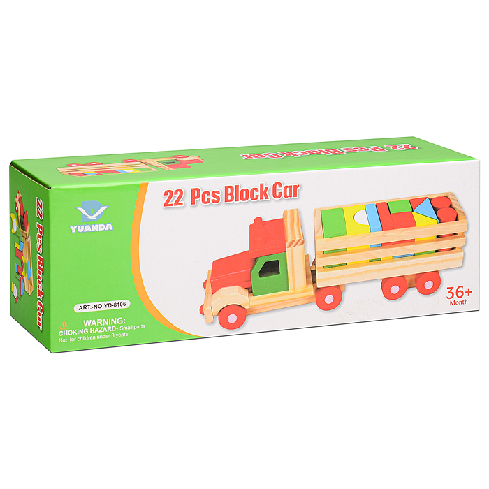Машина D2052 с конструктором (22 дет.)