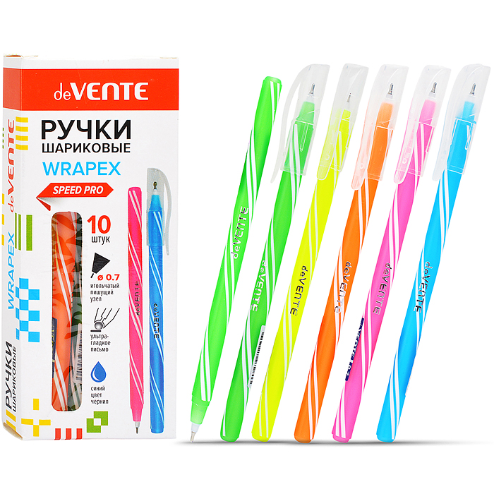 Ручка шариковая "Wrapex" серия Speed Pro, d=0,7 мм, ультра гладкое письмо, синяя