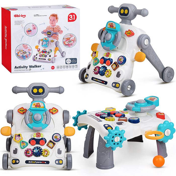 Игровой центр-Каталка 6042 "Первая шаги" в коробке